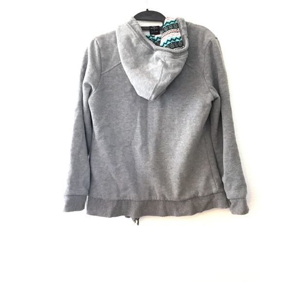 Oakley gray hoodie zip up with pattern ins… - Picture 3 of 11